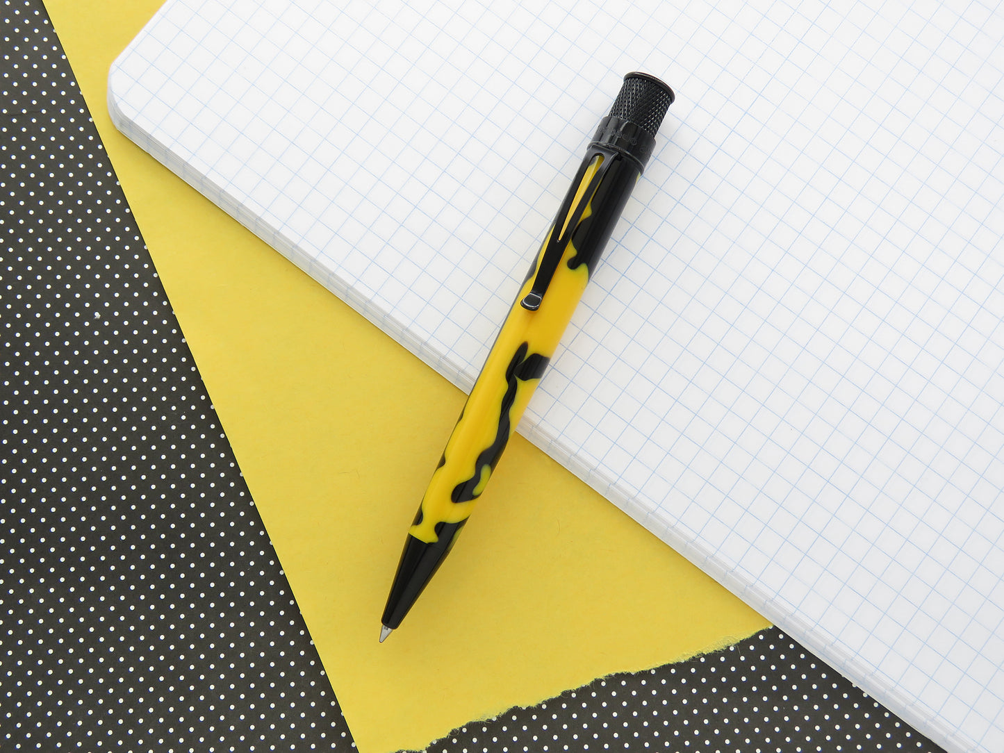 Retro 51 Tornado Rollerball - Acrylic: Bumble Bee (Dromgoole's Exclusive)