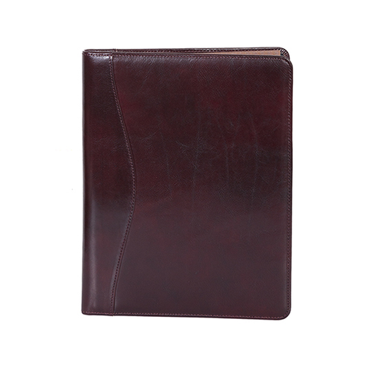 Scully 5012 Leather Pad Holder - Italian Burgundy