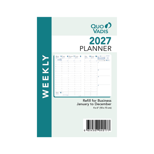Quo Vadis 2027 Business Planner Refill