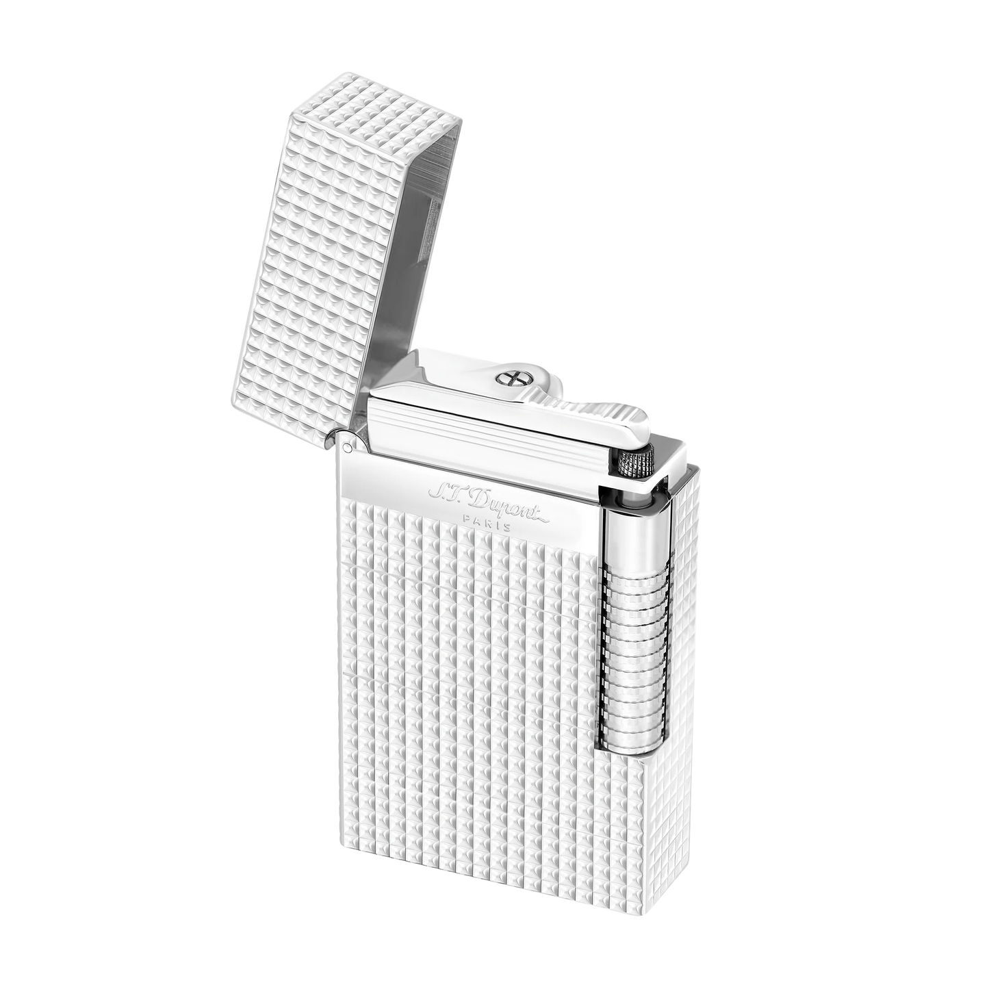 S.T. Dupont Le Grand Lighter - Diamond Head: Palladium (Perfect Ping)