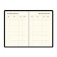 Letts of London 2024 Belgravia Mini Pocket Week to View Leather Planner - Black