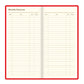 Letts of London 2024 Belgravia Slim Week to View Leather Planner - Red