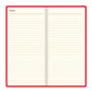 Letts of London 2024 Belgravia Slim Week to View Leather Planner - Red