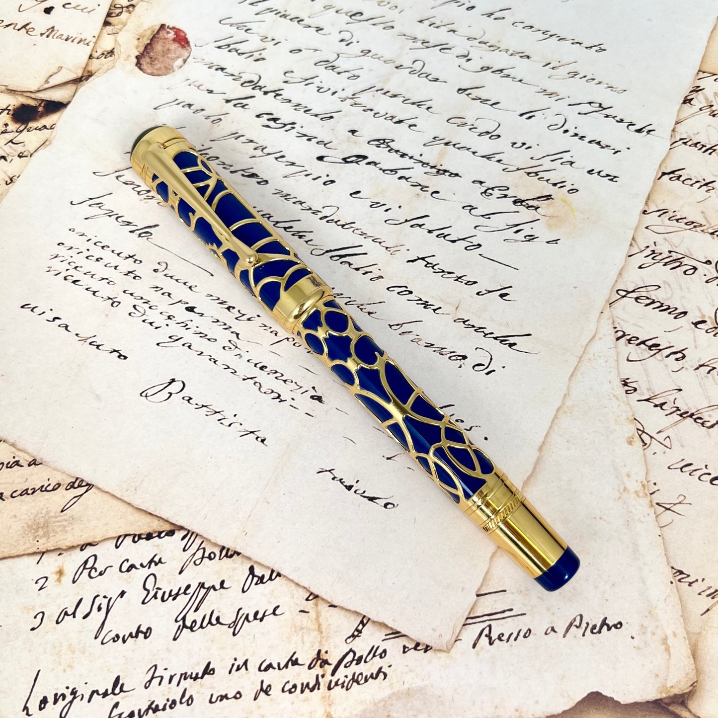 Pre-Owned Montblanc The Prince Regent Fountain Pen 18K M