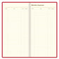 Letts of London 2026 Signature Bonded Slim Planner - Red