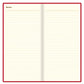 Letts of London 2026 Signature Bonded Slim Planner - Red