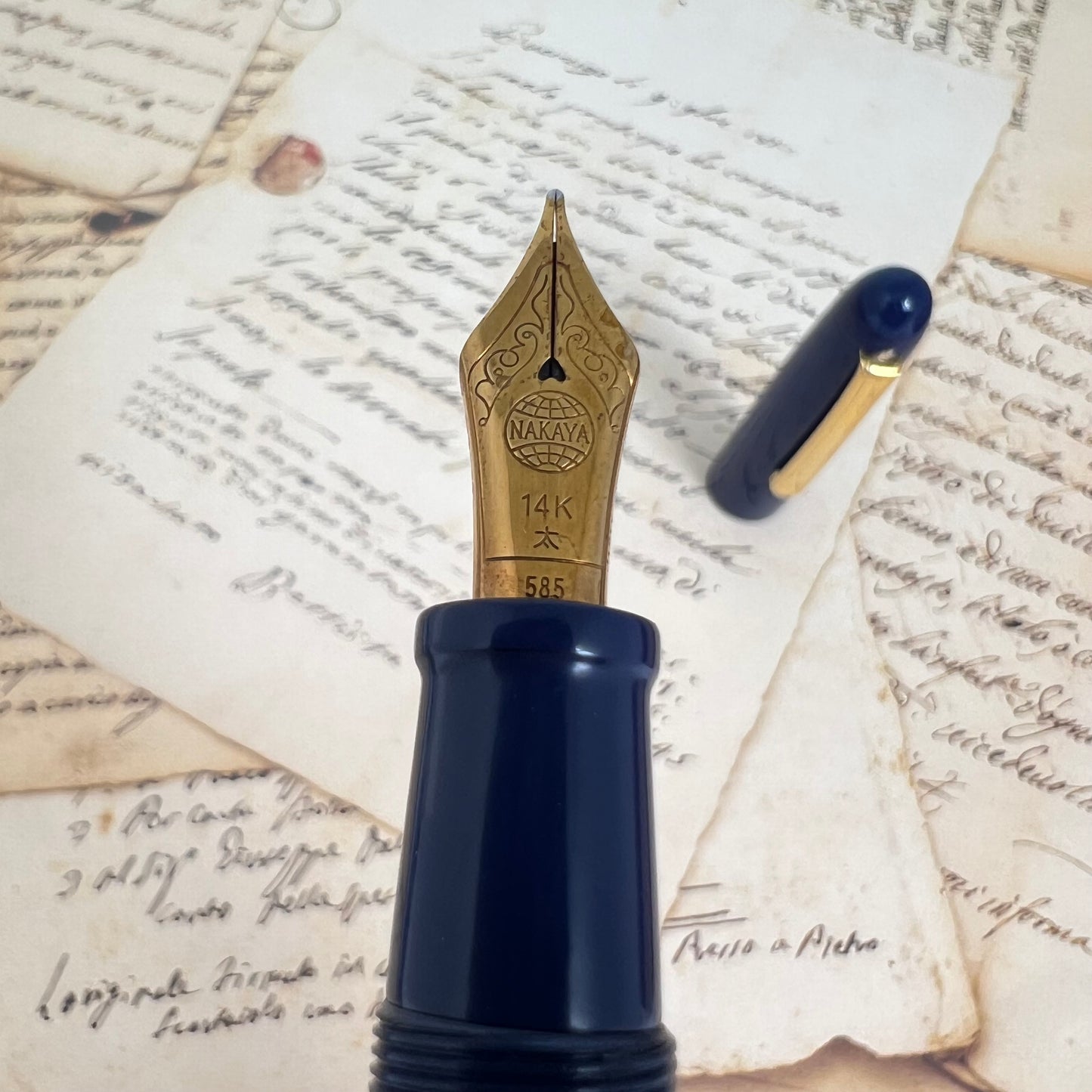 Pre-Owned Nakaya Writer Fountain Pen 14K