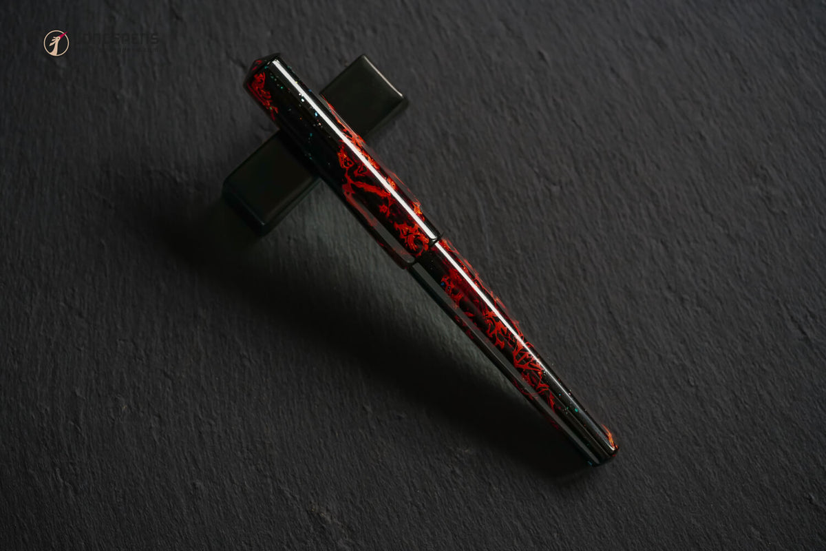 ConCoPens Traditional Vietnamese Lacquer Fountain Pen - Inferno