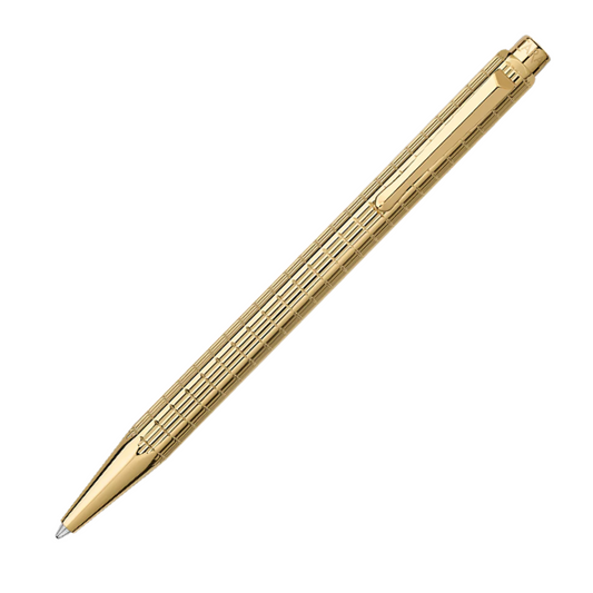 Caran d'Ache Ecridor Ballpoint - Lights Gilded (Includes Leather Pen Case)