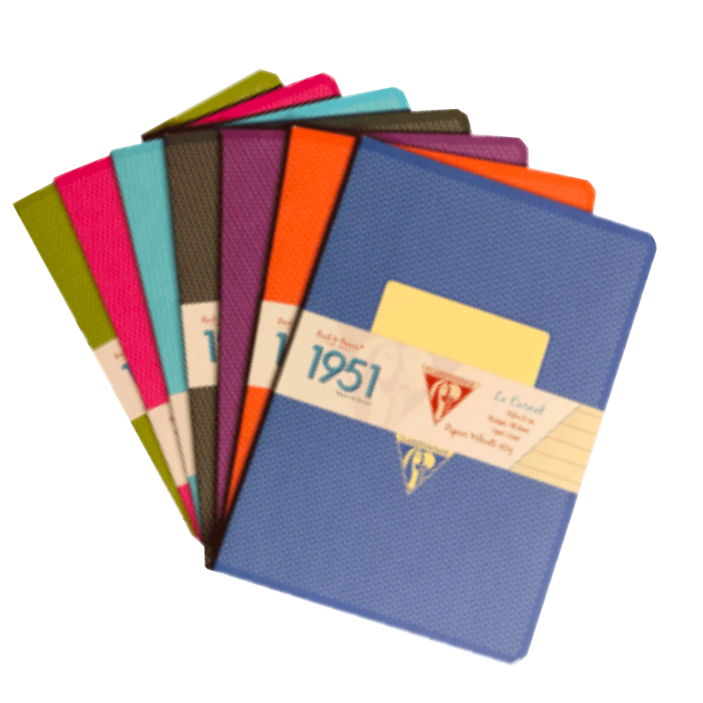 Clairefontaine #195136 Collection 1951 Lined Staplebound Notebook (5.75 x 8.25) (Assorted)