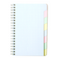 Clairefontaine #8809 Classic Multi-Subject 8 Tabs Graph Wirebound Notebook (4.25 x 6.75) (Assorted)