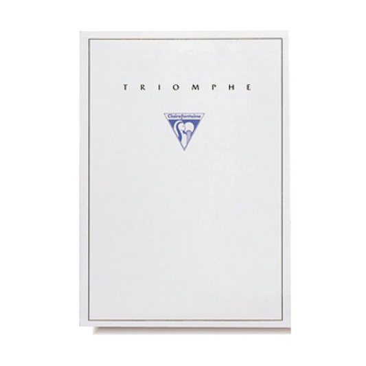 Clairefontaine Triomphe Blank A5 Notebook (6 x 8.25) - White