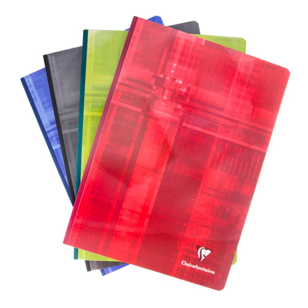 Clairefontaine #923 Classic Lined with Margin Clothbound Notebook (6.25 x 8.25) (Assorted)