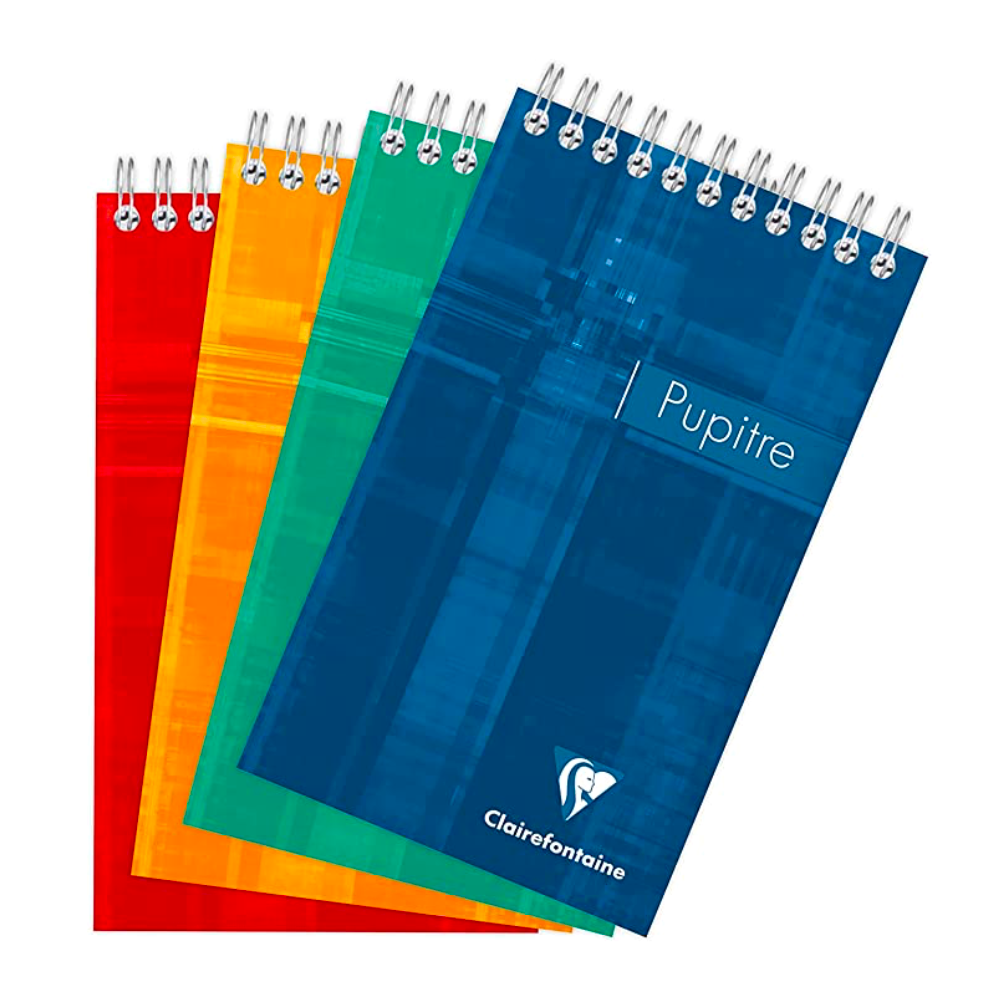 Clairefontaine #8626 Classic Lined Top Wirebound Notepad (3.25 x 5.5 ...