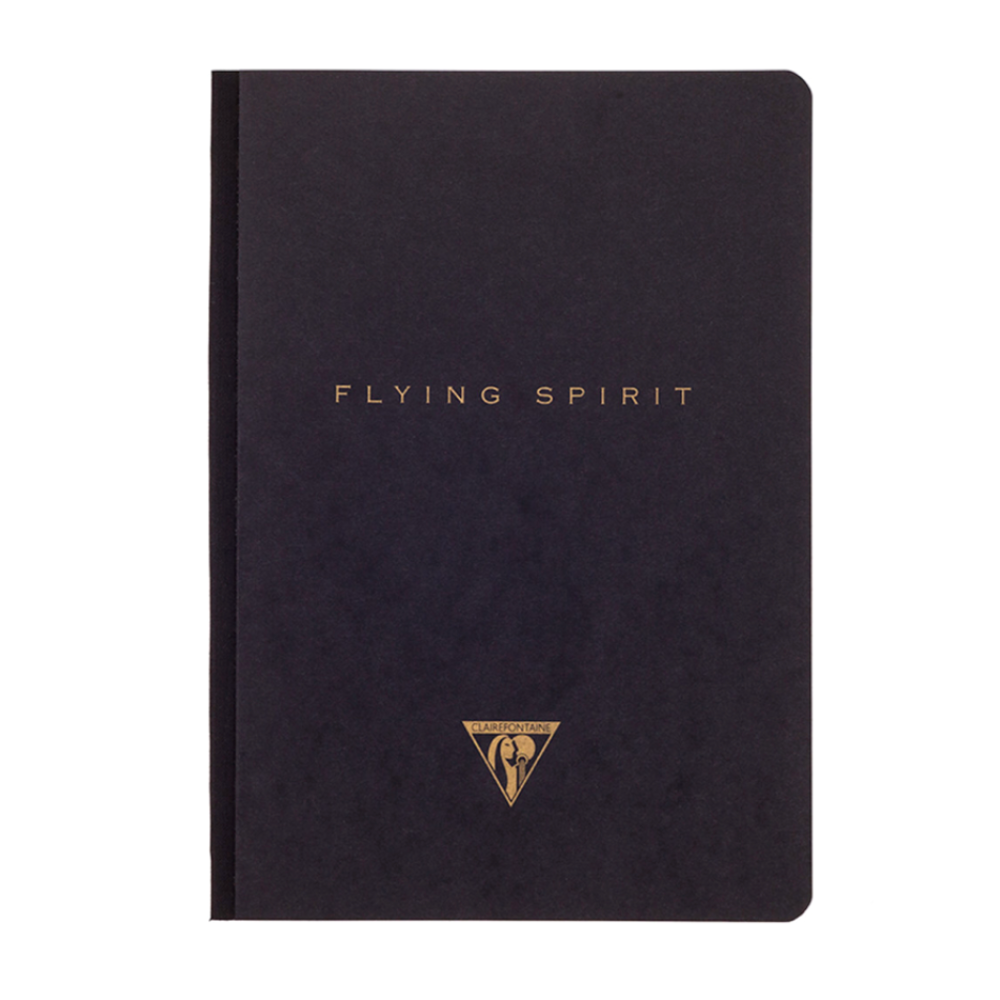 Clairefontaine #930020 Flying Spirit Sketchbook (7.5 x 9.87) - Black