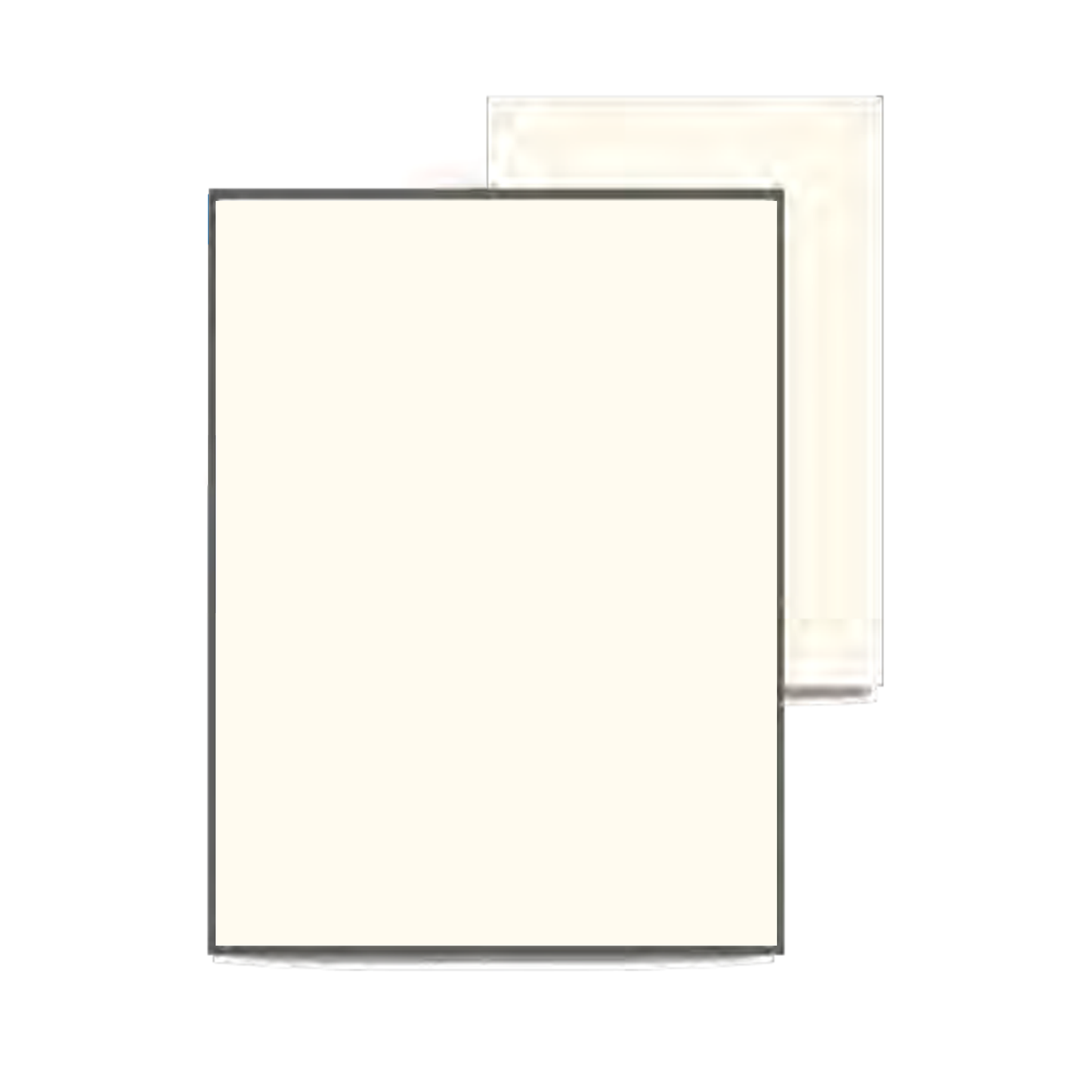 Crane Charcoal Bordered Half Sheet (20 ea)