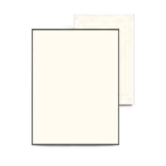 Crane Charcoal Bordered Half Sheet (20 ea)