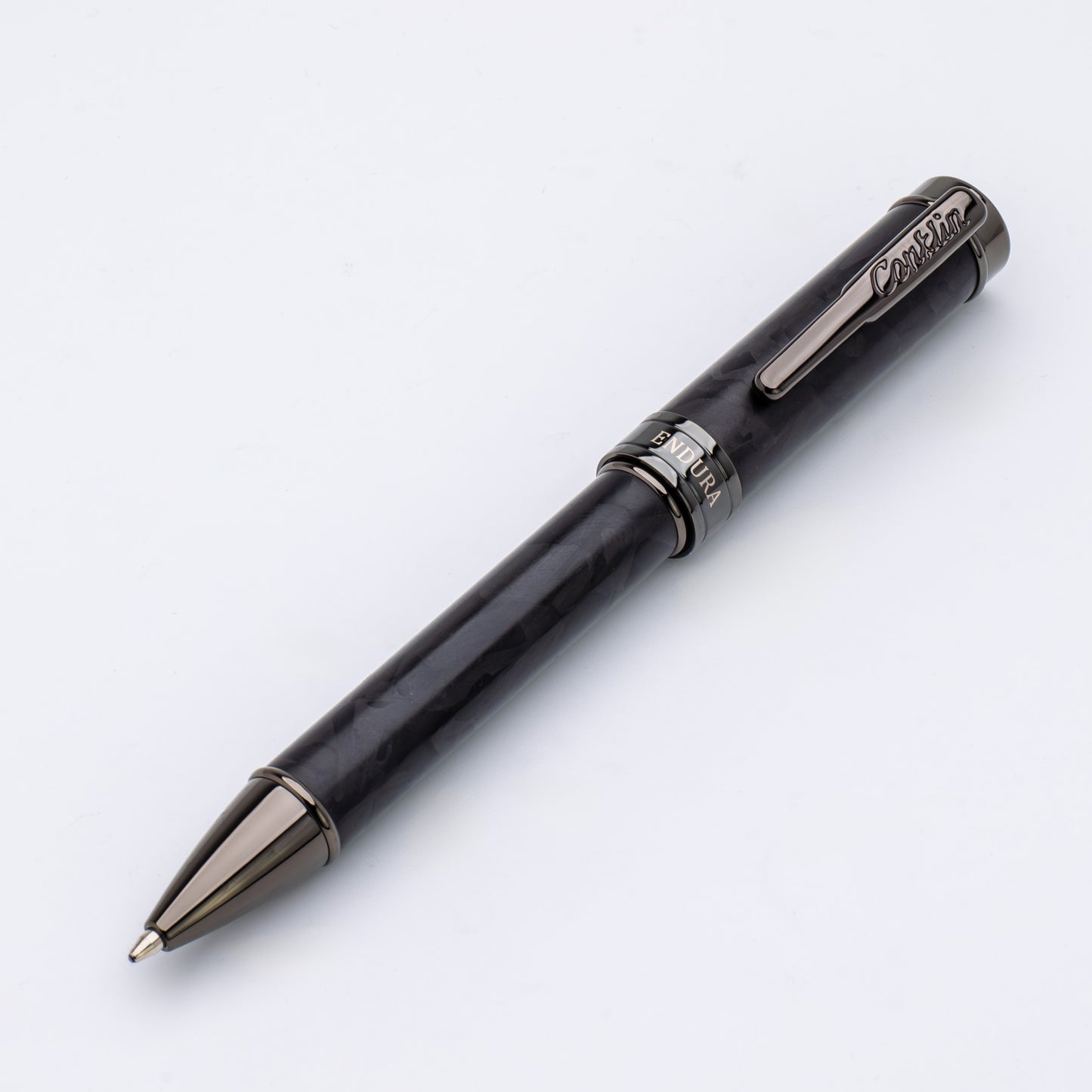Conklin Endura Ballpoint - Forged Carbon Fiber with Gunmetal Trim