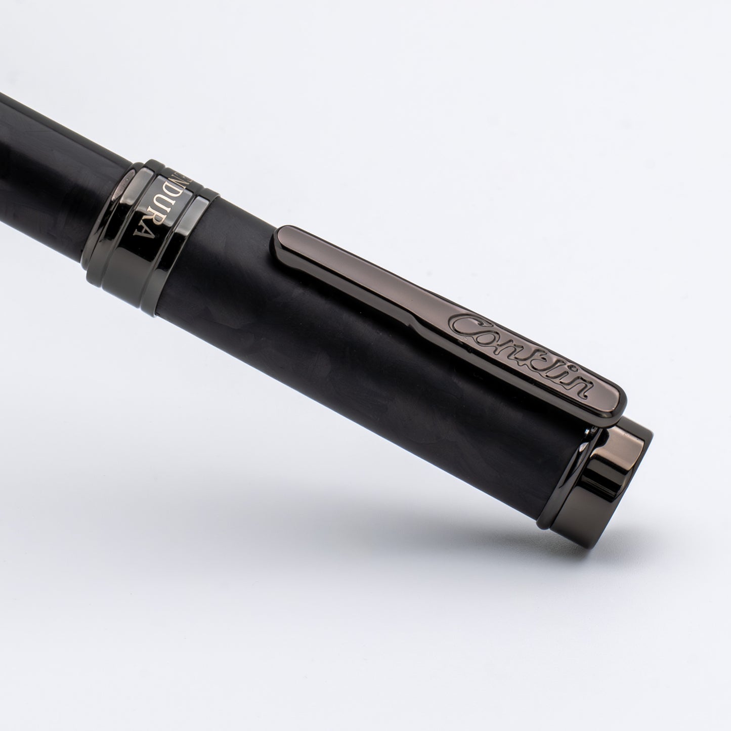 Conklin Endura Rollerball - Forged Carbon Fiber with Gunmetal Trim