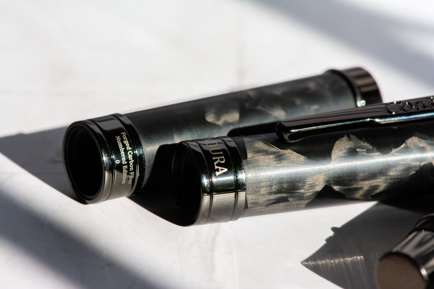 Conklin Endura Rollerball - Forged Carbon Fiber with Gunmetal Trim