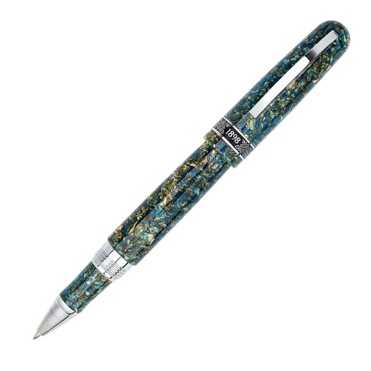 Conklin 1898 Solaris Collection Rollerball - Blue with Chrome Trim (Limited Edition)