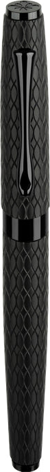 Diplomat Cobra Fountain Pen - Black Guilloche
