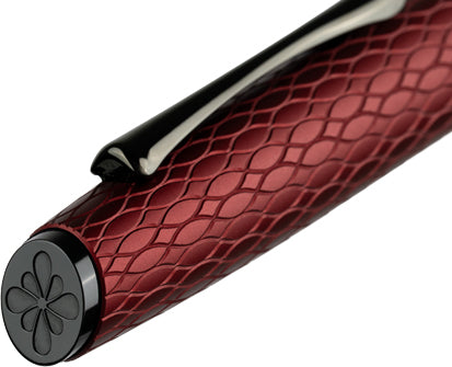 Diplomat Cobra Rollerball - Burgundy Guilloche