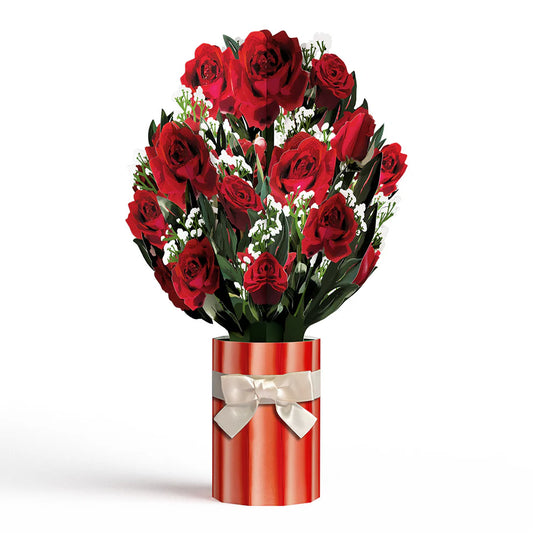 Lovepop Pop-Up Bouquets - Romantic Red Roses