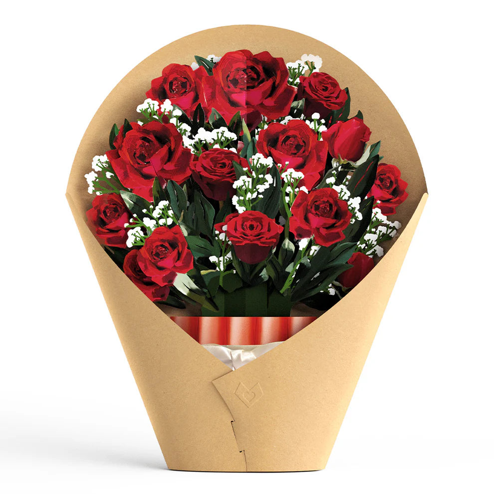 Lovepop Pop-Up Bouquets - Romantic Red Roses