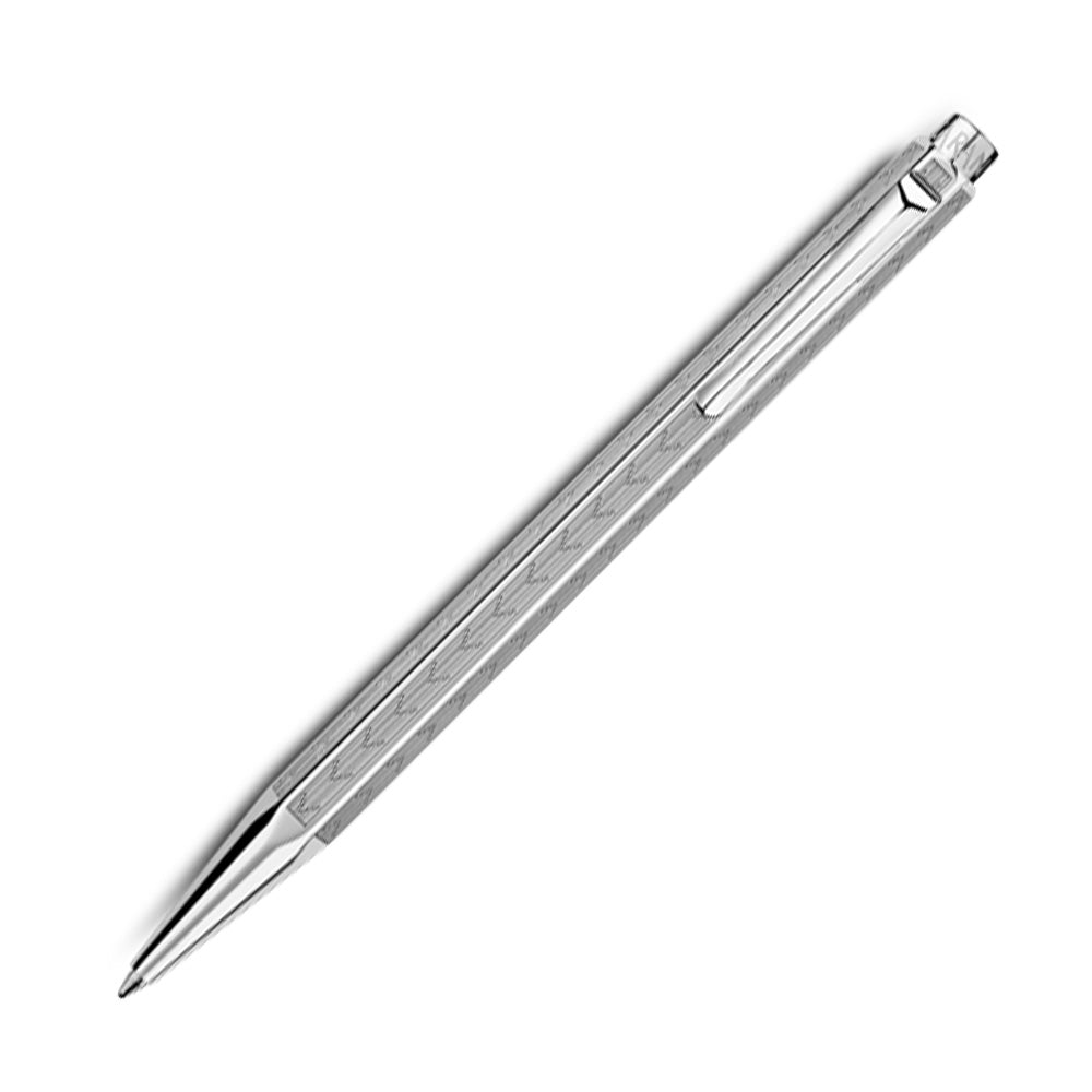 Caran d'Ache Ecridor Ballpoint - Chevron Palladium