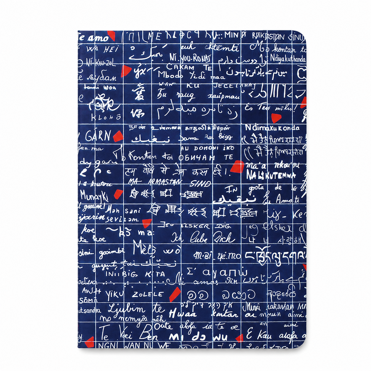 Clairefontaine A5 Sewn-Spine Lined Notebook - "LE MUR DES JE T’AIME" COLLECTION: The Wall of Love