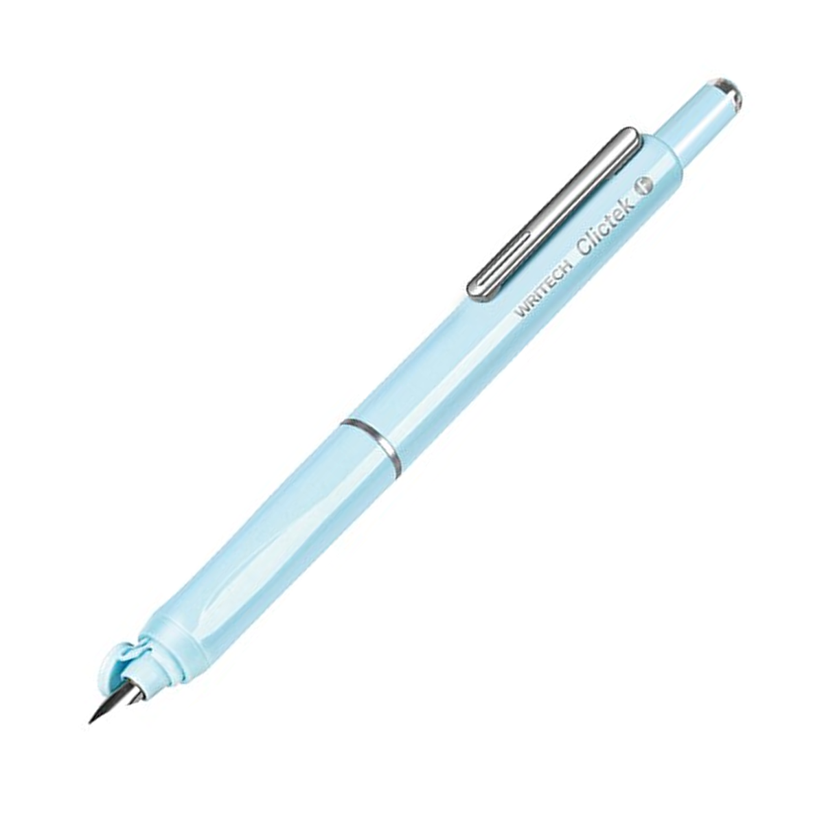 Writech Clictek Retractable Fountain Pen - Light Blue