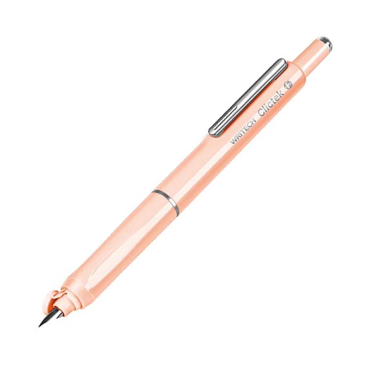 Writech Clictek Retractable Fountain Pen - Orange
