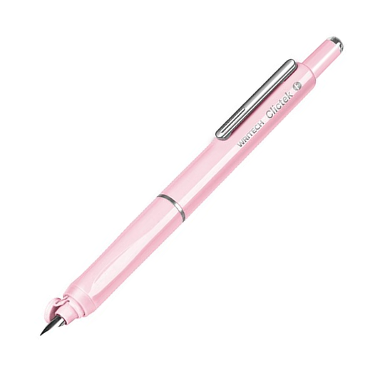 Writech Clictek Retractable Fountain Pen - Pink