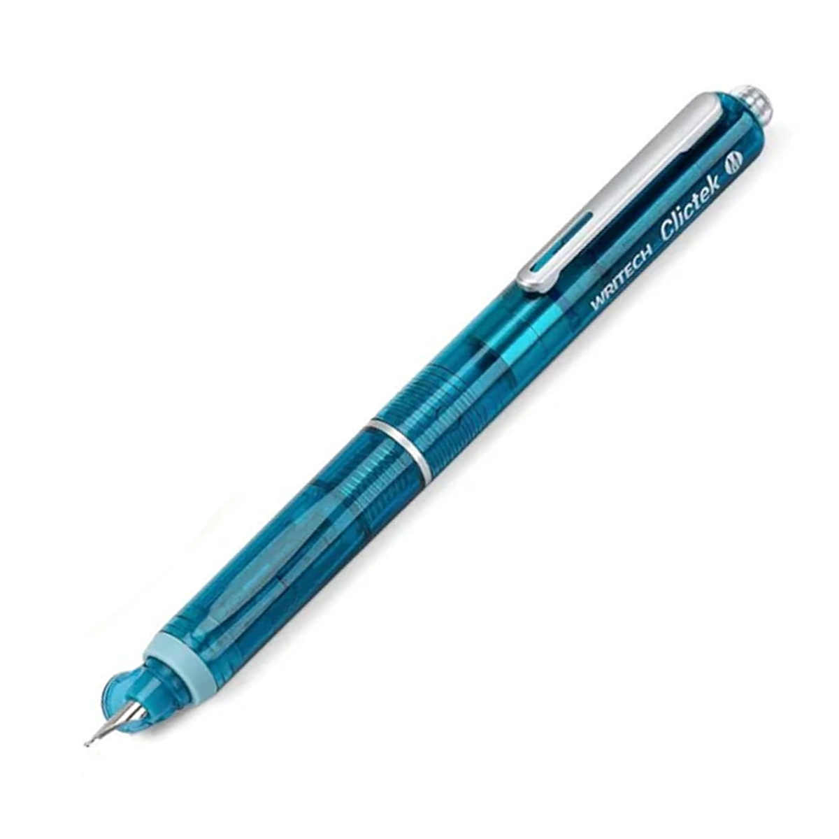 Writech Clictek Retractable Fountain Pen - Clear Green