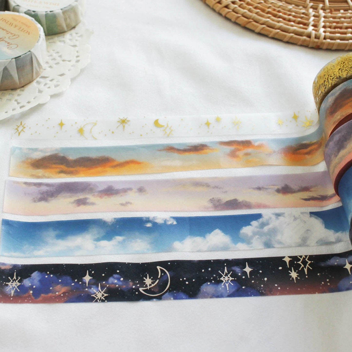 Note & Wish Washi Tape - Cloudy Days Spring