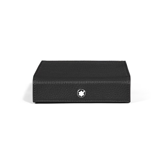 Montblanc Grain Leather 4-Slot Travel Box - Black