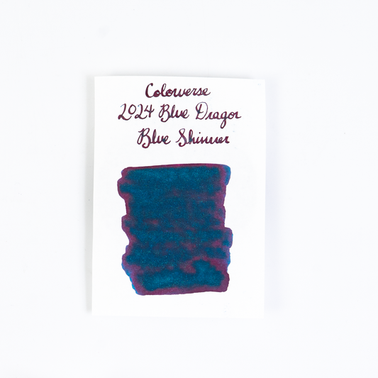 Colorverse Blue Dragon (15ml) Bottled Ink (2024 Special Ink, Glistening Blue)