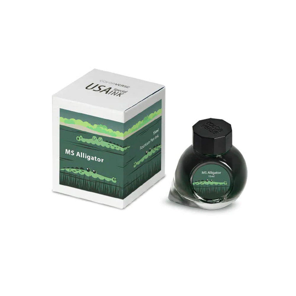 Colorverse Alligator (15ml) Bottled Ink (USA Special Series, Mississippi)