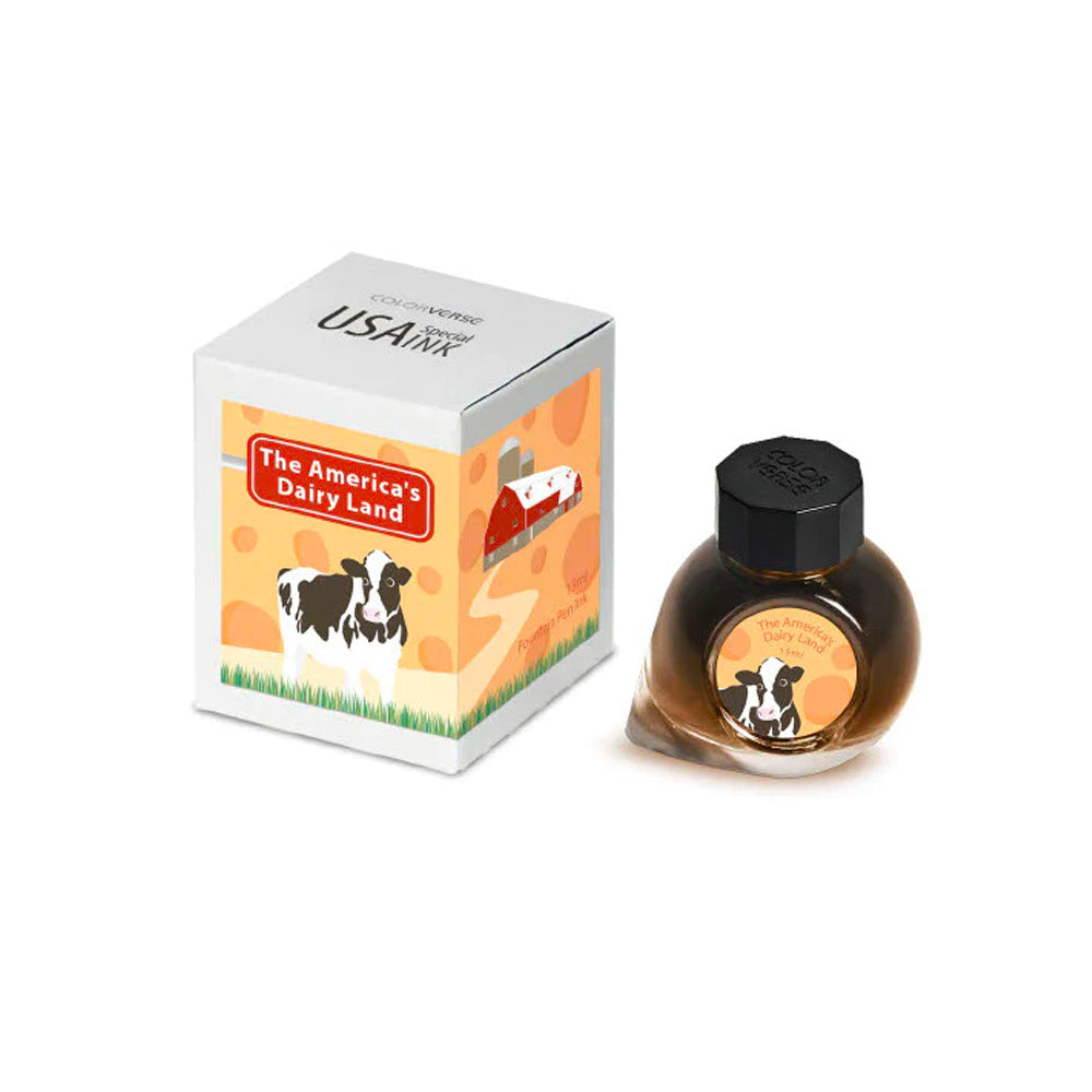 Colorverse America's Dairy Land (15ml) Bottled Ink (USA Special Series, Wisconsin)