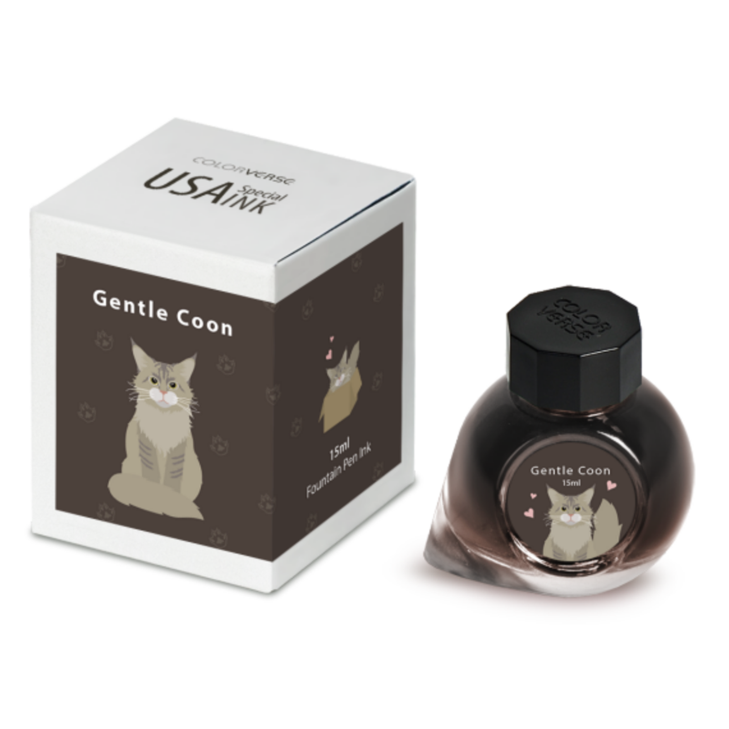 Colorverse Gentle Coon (15ml) Bottled Ink (USA Special Series, Maine)