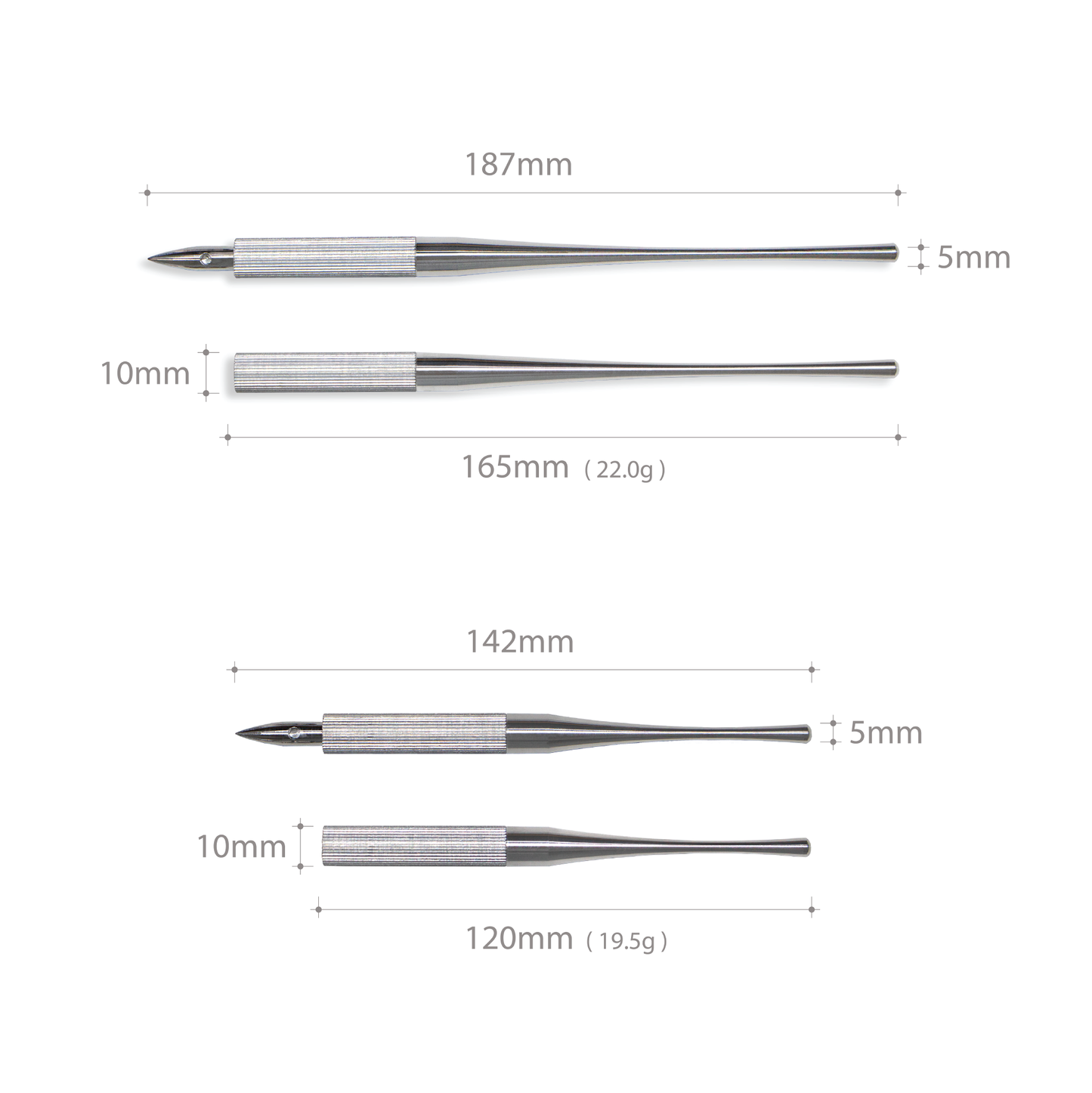 Colorverse Shuttle Small Nib Holder - Aluminum