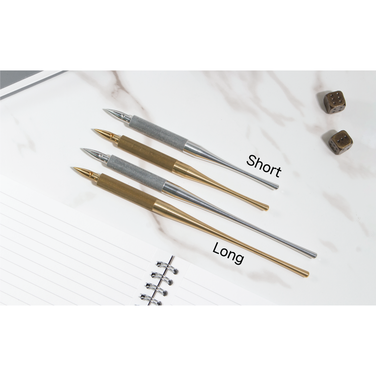 Colorverse Shuttle Small Nib Holder - Brass