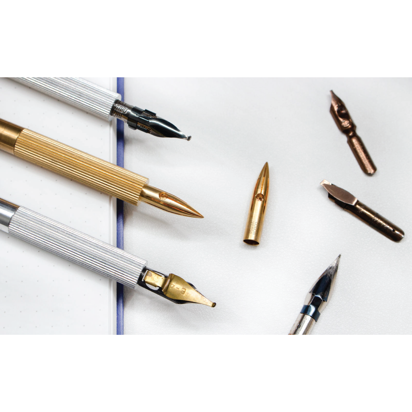 Colorverse Shuttle Metal Nib - Brass