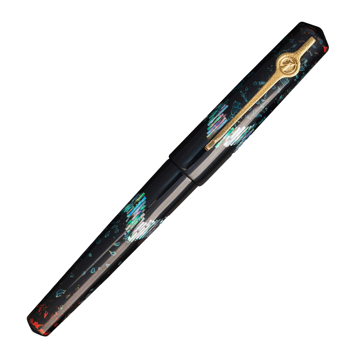 ConCoPens Traditional Vietnamese Lacquer Fountain Pen - Ocean Serenade 2
