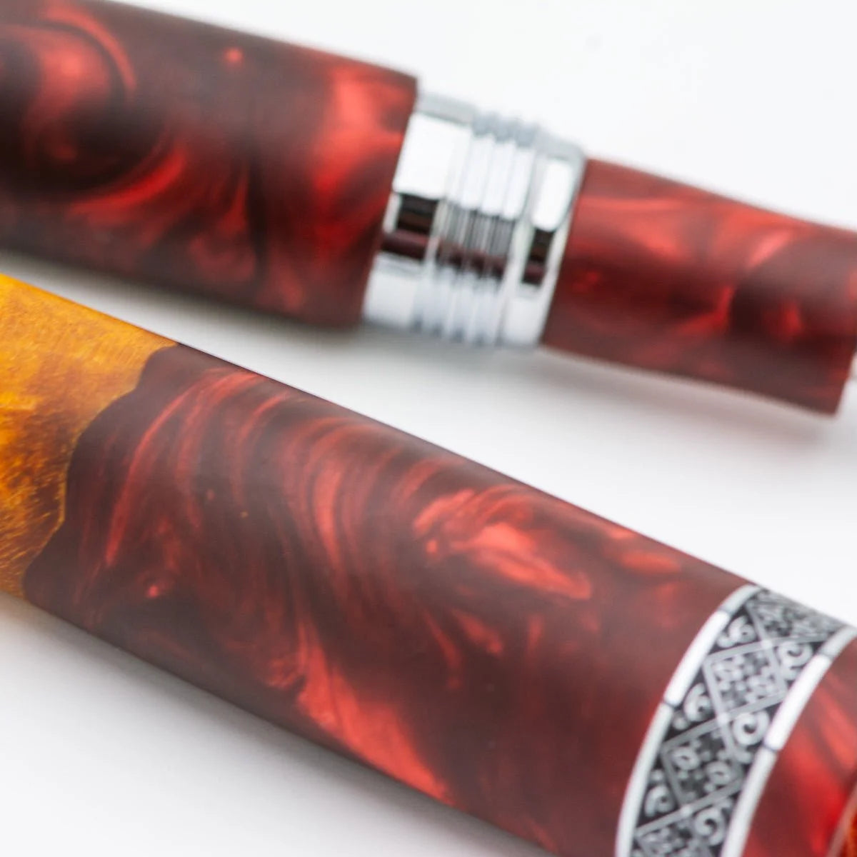 Conklin 1898 Spectra Fusion Fountain Pen - Burgundy with Chrome Trim (Limited Edition)