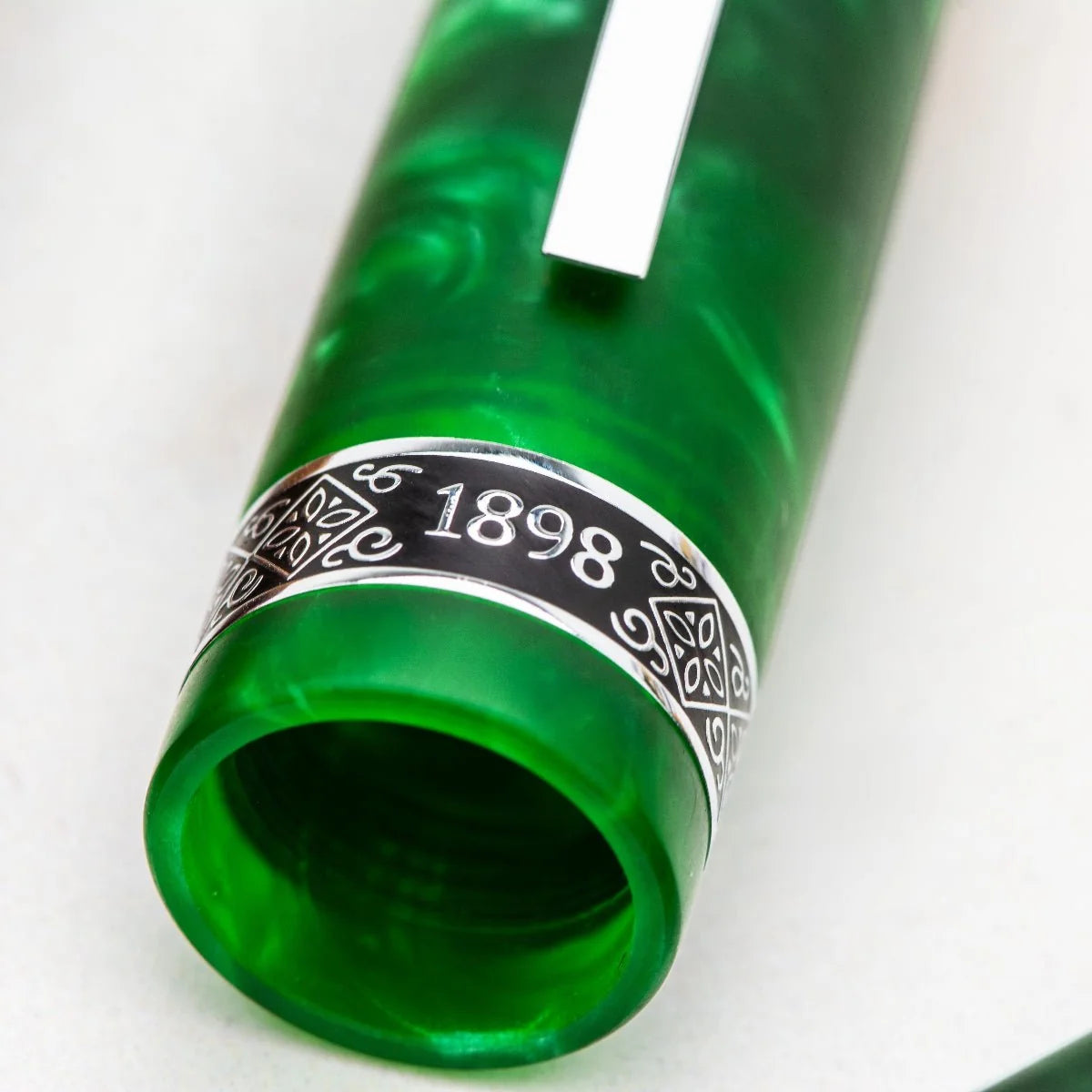 Conklin 1898 Spectra Fusion Fountain Pen - Green with Chrome Trim (Limited Edition)
