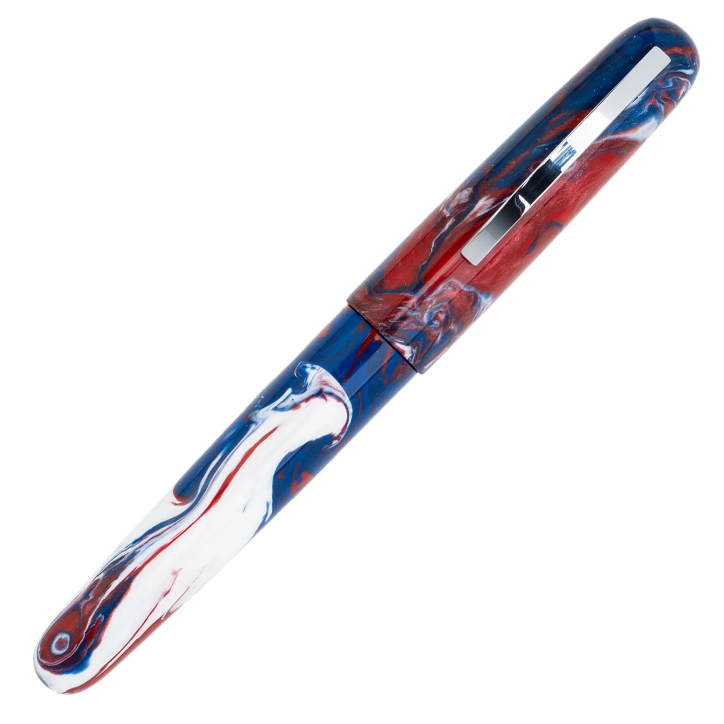 Conklin All American USA Fountain Pen - 250th Anniversary with Chrome (Limited Edition)