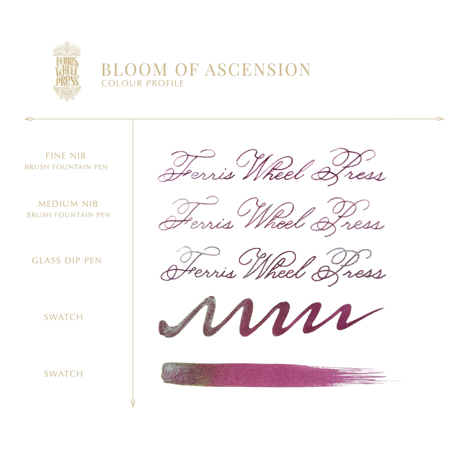 Ferris Wheel Press Bloom of Ascension (20ml) Bottled Ink - FerriTales: The Book of Knights Series