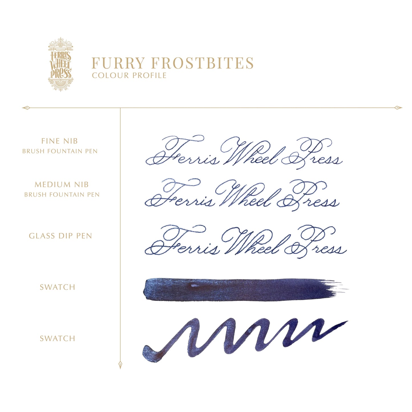 Ferris Wheel Press Furry Frostbites (20ml) Bottled Ink - Bestiary Collection